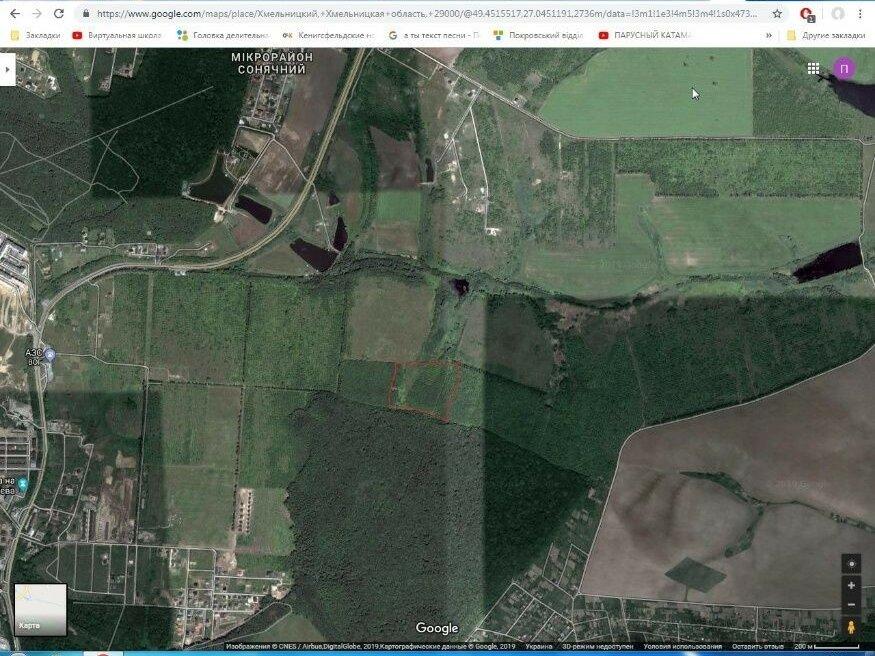 Земельна ділянка 4,34га 1км від Хмельницького