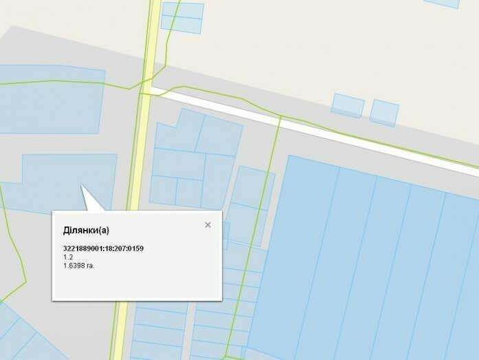Участок 1,64 га осг Ясногородка Вышгородский рн в межах села