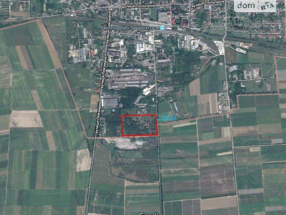 Продажа земельного участка коммерческого назначения в Виноградове, площадь 5.91 Га
