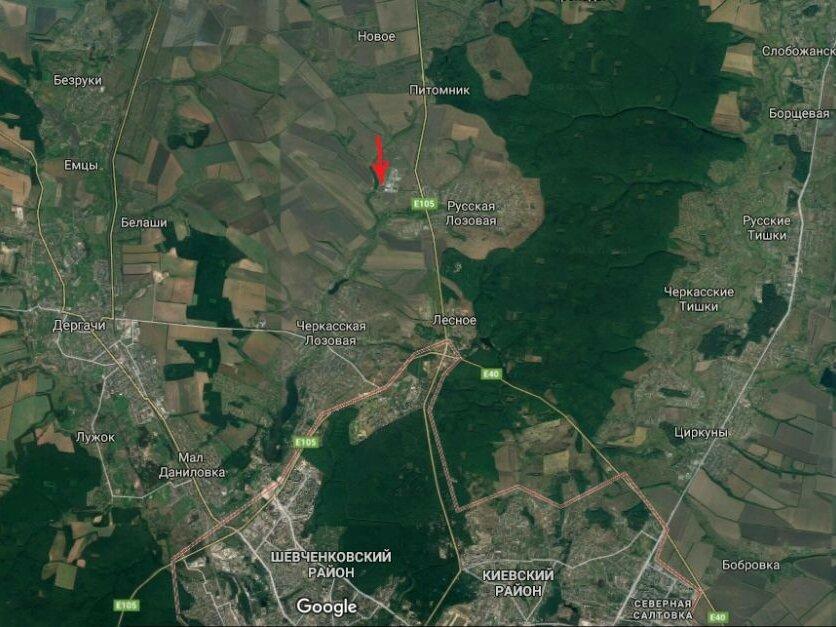 Продам участок на берегу озера 4 км от Харькова