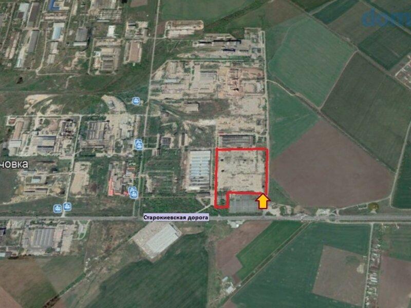 Продажа территории под развитие на въезде в г.Одессу.
