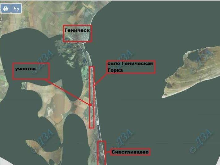 Участок (10 соток) на Азовском море, Генгорка , Арабатская стрелка