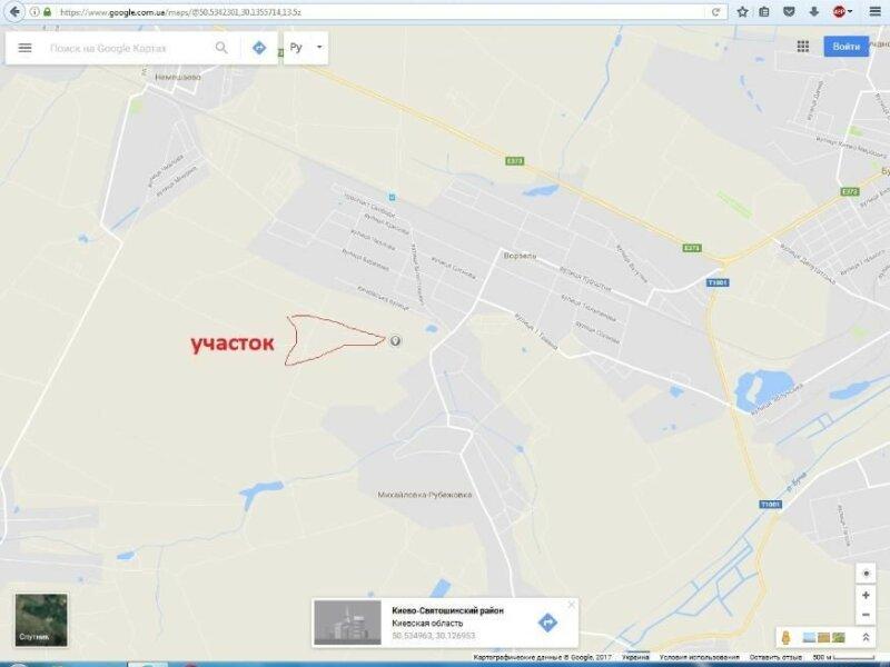 Продам участок земли в Михайловке-Рубежовке